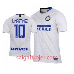 Inter Milan Fodboldtrøjer Lautaro Martinez 10 Udebanesæt 2018/19 Kort ærmer